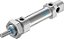 DSNU-20-25-PPV-A | Festo | Cilindro Pneumático DSNU Ø20mm Curso 25mm - Imagem 1