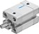ADN-16-10-A-P-A | Festo | Cilindro Pneumático Compacto Ø16mm Curso 10mm ADN-16-10-A-P-A - Imagem 1