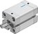 ADN-25-25-A-P-A | Festo | Cilindro Pneumático Compacto ADN Ø25mm Curso 25mm Dupla Ação - Imagem 1