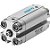 ADVU-12-5-P-A | Festo | Cilindro Pneumático Compacto ADVU Ø12mm Curso 5mm - Imagem 1