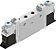 VUVG-L10-P53-T-M5-1H3L | Festo | Válvula Solenoide Compacta 5/3 Vias M5 24VDC - Imagem 1