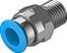 QSLV-1/4-10 | Festo | Distribuidor Múltiplo L G1/4 2 Saídas 10mm QSLV-1/4-10 - Imagem 1