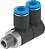 QSLV2-3/8-10 | Festo | Distribuidor Múltiplo L Orientável G3/8 2 Saídas 10mm - Imagem 1