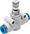 GRO-QS-4 | Festo | Regulador de Fluxo Bidirecional Tubo 4mm GRO-QS-4 - Imagem 1