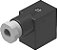 MSSD-F | Festo | Conector Bobina Solenoide MSSD-F Forma A sem LED - Imagem 1