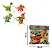 Kit Com 4 Dinossauros Monta E Desmonta Com Ferramentas Educativo Interativo Criativo Para Crianças - Imagem 5