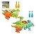 Kit Com 4 Dinossauros Monta E Desmonta Com Ferramentas Educativo Interativo Criativo Para Crianças - Imagem 4