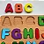 Quebra-Cabeça Alfabeto Infantil em Madeira Colorido - Imagem 2