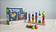 Encaixe Montessori – Formas Geométricas Coloridas em Madeira com 5 Colunas - Imagem 1
