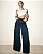 CALÇA WIDE LEG RELAXED BLACK BLUE 29241 - Imagem 1