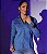 CAMISA FEMININA COM RECORTE - Imagem 1