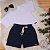 Conjunto Camiseta e Short Bebê 0 a 4 Anos – Miniatto Algodão - Imagem 1