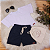 Conjunto Camiseta e Short Bebê 0 a 4 Anos – Miniatto Algodão - Imagem 7