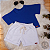 Conjunto Camiseta e Short Bebê 0 a 4 Anos – Miniatto Algodão - Imagem 1