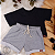 Conjunto Camiseta e Short Bebê 0 a 4 Anos – Miniatto Algodão - Imagem 1