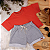 Conjunto Camiseta e Short Bebê 0 a 4 Anos – Miniatto Algodão - Imagem 1