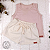 Conjunto regata e short Linho infantil - Imagem 1