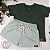 Conjunto Camiseta e Short Linho Infantil - Imagem 1