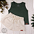 Conjunto regata e short Linho infantil - Imagem 1