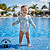Body de Bebe Com Proteção Solar UV50 Cavalo Marinho - Imagem 1