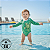 Body de Bebe Com Proteção Solar UV50 Tartaruga - Imagem 1