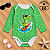 Body de Bebe Com Proteção Solar UV50 Dino Verde - Imagem 2