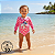 Body de Bebe Com Proteção Solar UV50 Gatinho Na Boia - Imagem 3