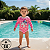 Body de Bebe Com Proteção Solar UV50 Gatinho Na Boia - Imagem 1