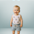 Conjunto Infantil – Body Regata 100% Algodão + Short em Linho | Estampa DTF Leve - Imagem 1