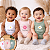 Kit 3 Bodies Bebê Menina Verão/Meia-Estação | Alcinha Regata Algodão | Pluck Daisy | RN P M G - Imagem 1