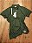 Polo Lacoste Monocromática Masculina Verde Militar - Imagem 1