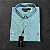 Camisa Xadrez Ralph Lauren Masculina Custom Fit Azul Claro - Imagem 1