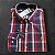 Camisa Xadrez Ralph Lauren Masculina Custom Fit Azul e Vermelho - Imagem 1
