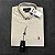 Camisa Oxford Ralph Lauren Masculina Custom Fit Cinza Claro - Imagem 1