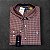 Camisa Xadrez Ralph Lauren Masculina Custom Fit Vinho e Azul - Imagem 1
