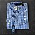 Camisa Xadrez Ralph Lauren Masculina Custom Fit Azul Royal - Imagem 1