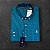 Camisa Xadrez Ralph Lauren Masculina Custom Fit Azul Turquesa - Imagem 1