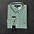 Camisa Xadrez Ralph Lauren Masculina Custom Fit Verde Musgo - Imagem 1