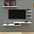 Kit Rack Suspenso Tv Com 4 Nichos Premium Organizador Livros - Imagem 1