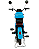 Bicicleta Scooter Elétrica 500w 48V / 20Ah JYK-01 - Azul Claro - Imagem 3