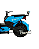 Bicicleta Scooter Elétrica 500w 48V / 20Ah JYK-01 - Azul Claro - Imagem 7