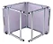 Mesa e Cadeiras Dobráveis para Camping - Branco - Imagem 6