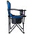 Cadeira Dobrável com Tubo de 18 mm em Ferro e Tecido Oxford 55×96×91 cm - Azul/Preto - Imagem 2