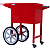 Carrinho para máquina de pipoca Et-Pop6c - Estilo Retrô Vermelho - Imagem 2