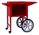 Carrinho para máquina de pipoca Et-Pop6c - Estilo Retrô Vermelho - Imagem 7