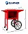 Carrinho para máquina de pipoca Et-Pop6c - Estilo Retrô Vermelho - Imagem 3