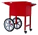 Carrinho para máquina de pipoca Et-Pop6c - Estilo Retrô Vermelho - Imagem 8