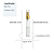 FRASCO VIDRO SPRAY 10ML DOURADO - CORPO EM VIDRO - Imagem 4