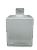 FRASCO CUBO DE VIDRO BRANCO 100ML - Imagem 1