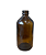 FRASCO DE VIDRO AMBAR 500 ML - Imagem 1
